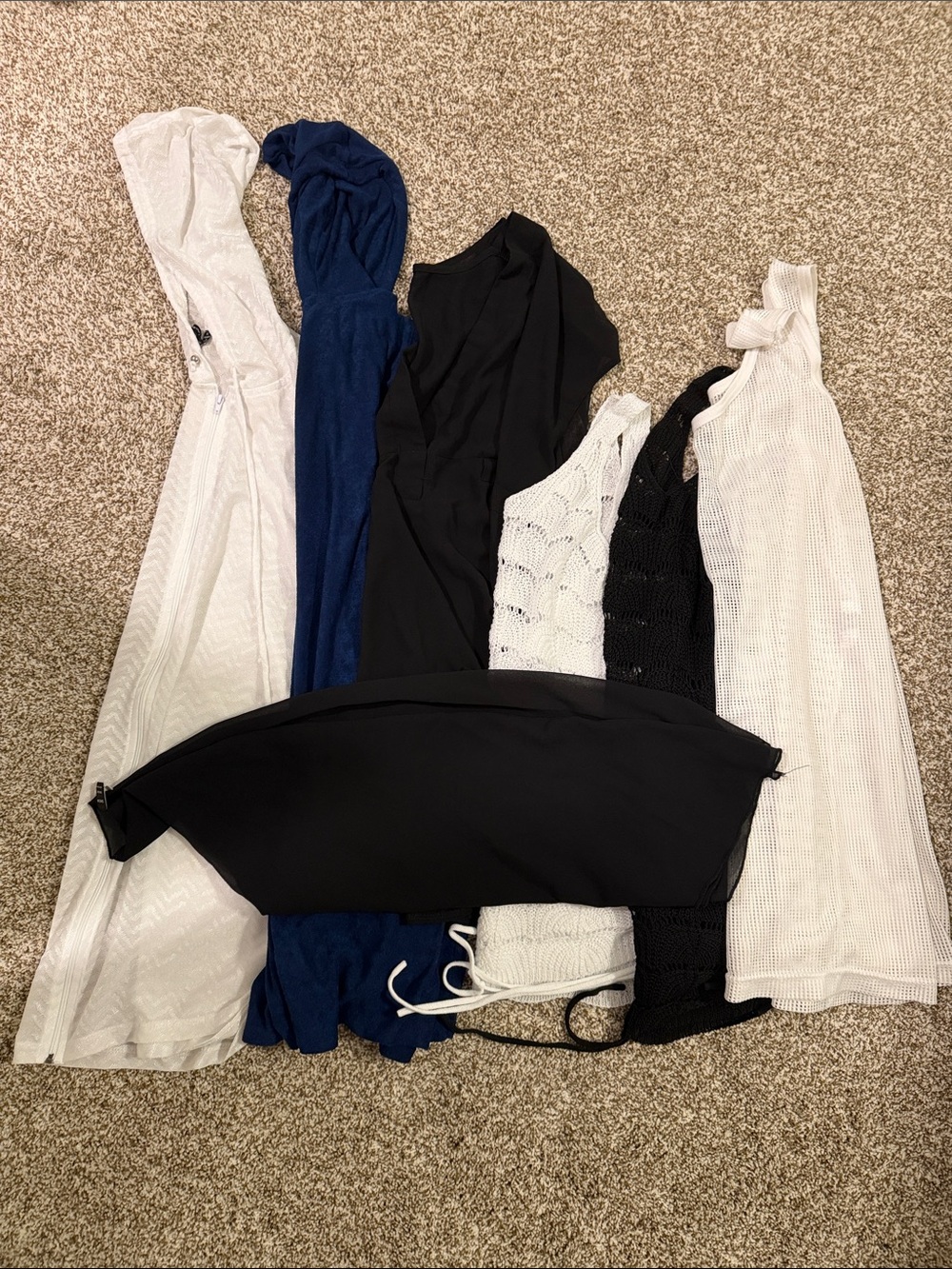 Women’s Variety Brand Swim Coverups - Bundle of 7 - Size S/M